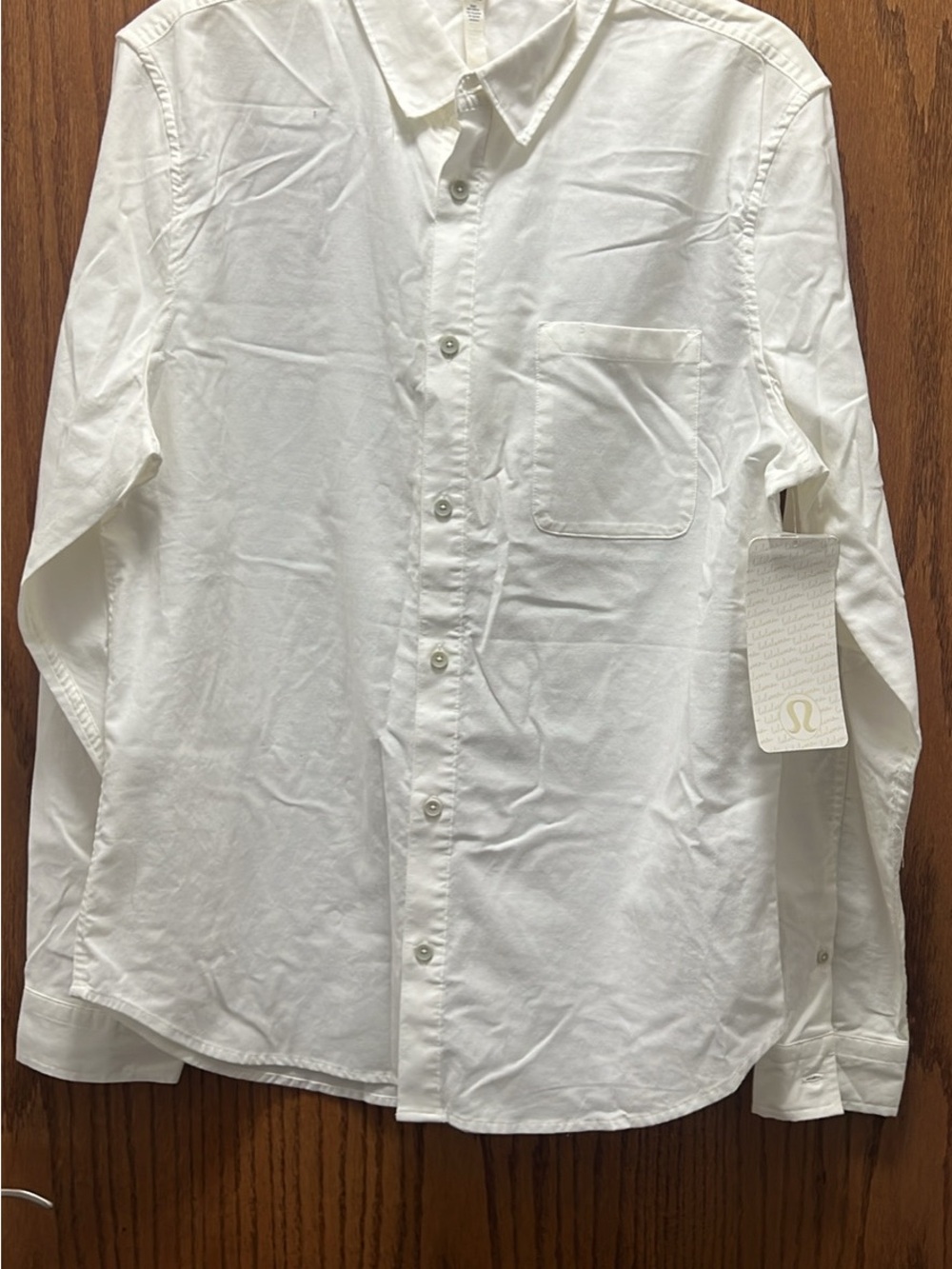 lululemon athletica Men’s Button-Down Shirt — White